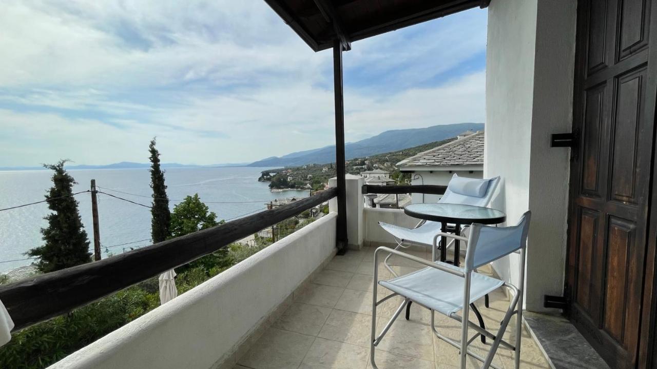 Iris Sea View Villa Afissos Exterior photo
