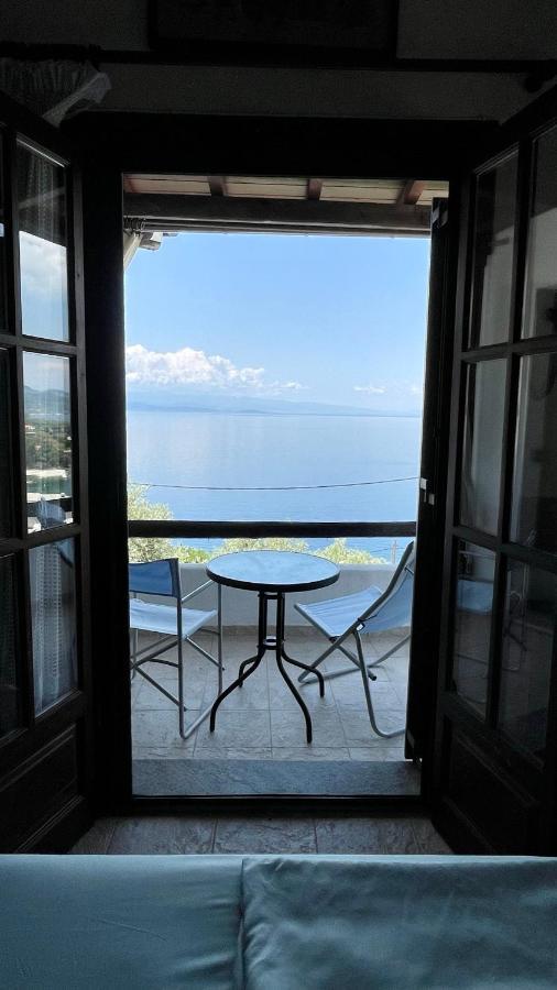 Iris Sea View Villa Afissos Exterior photo