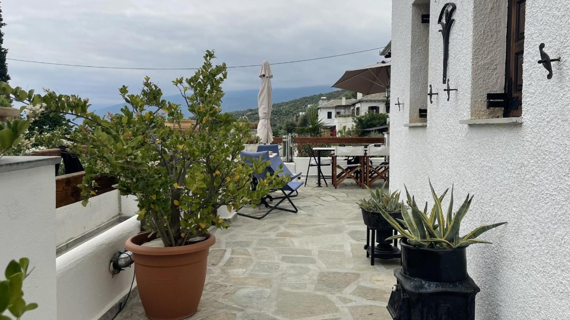 Iris Sea View Villa Afissos Exterior photo